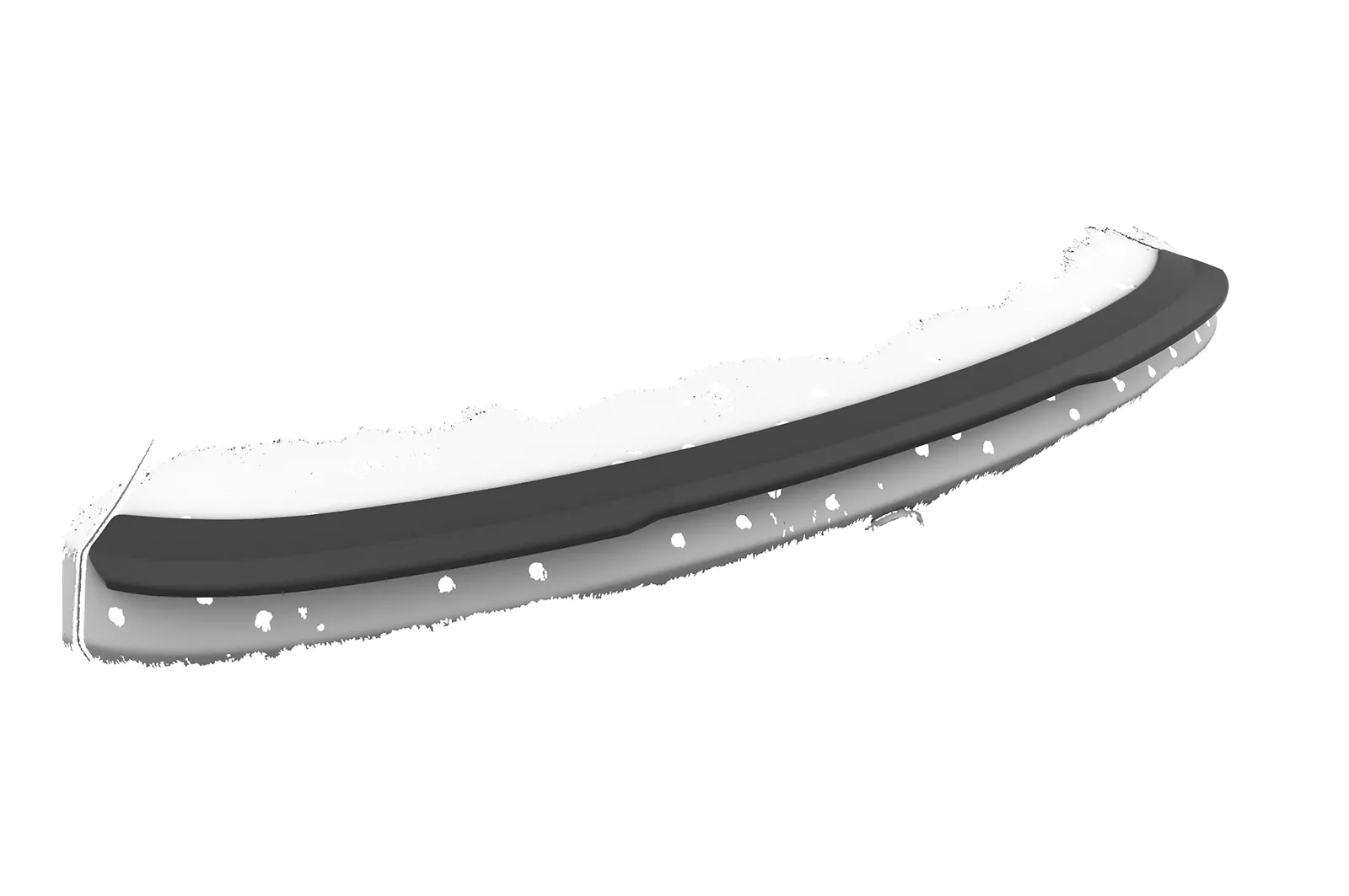 Heckflügel mit ABE für BMW X4 (F26) HF711 Strukturiert (schwarz matt)