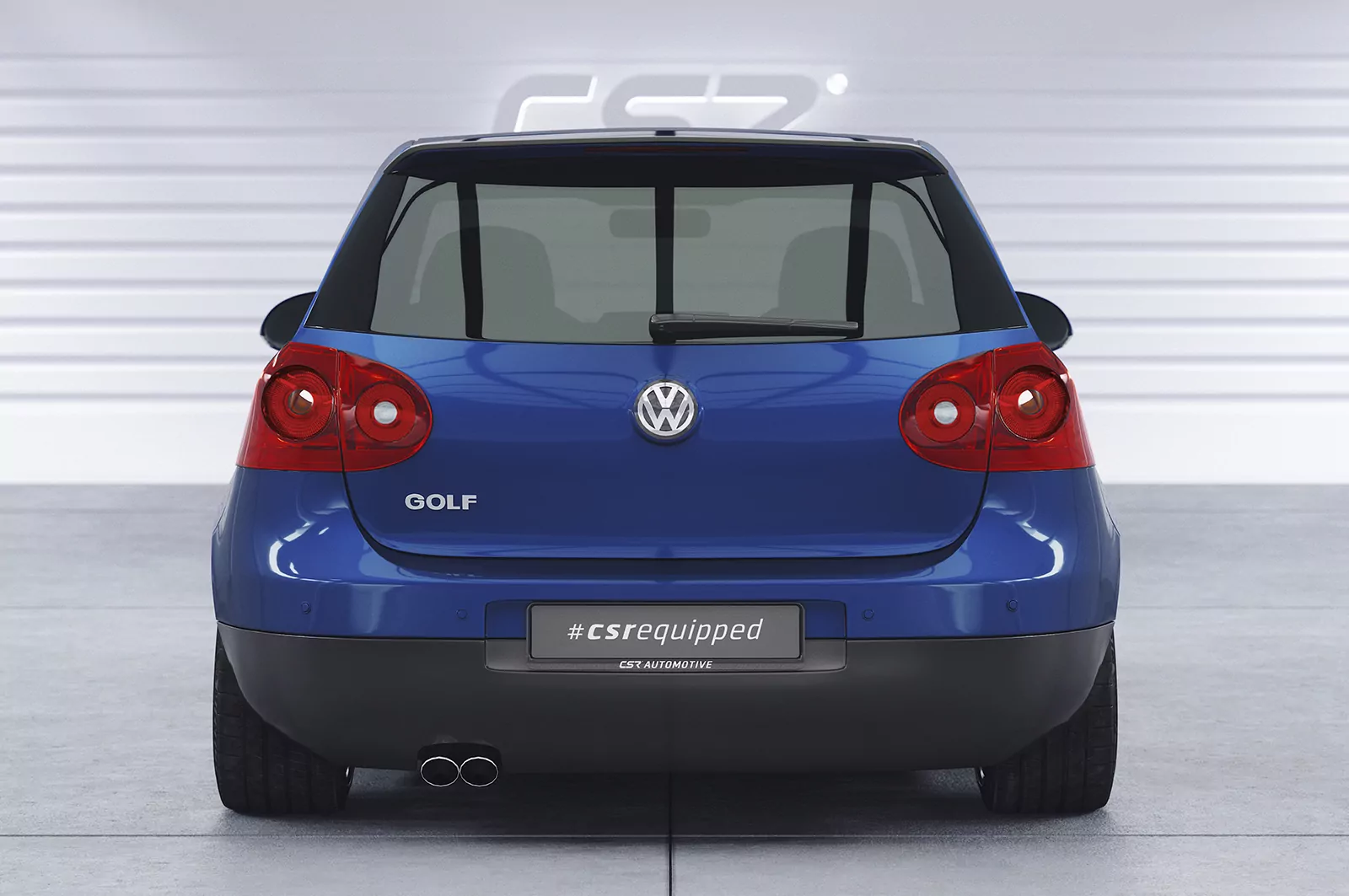 Heckflügel mit ABE für VW Golf 5 HF585 Strukturiert (schwarz matt)