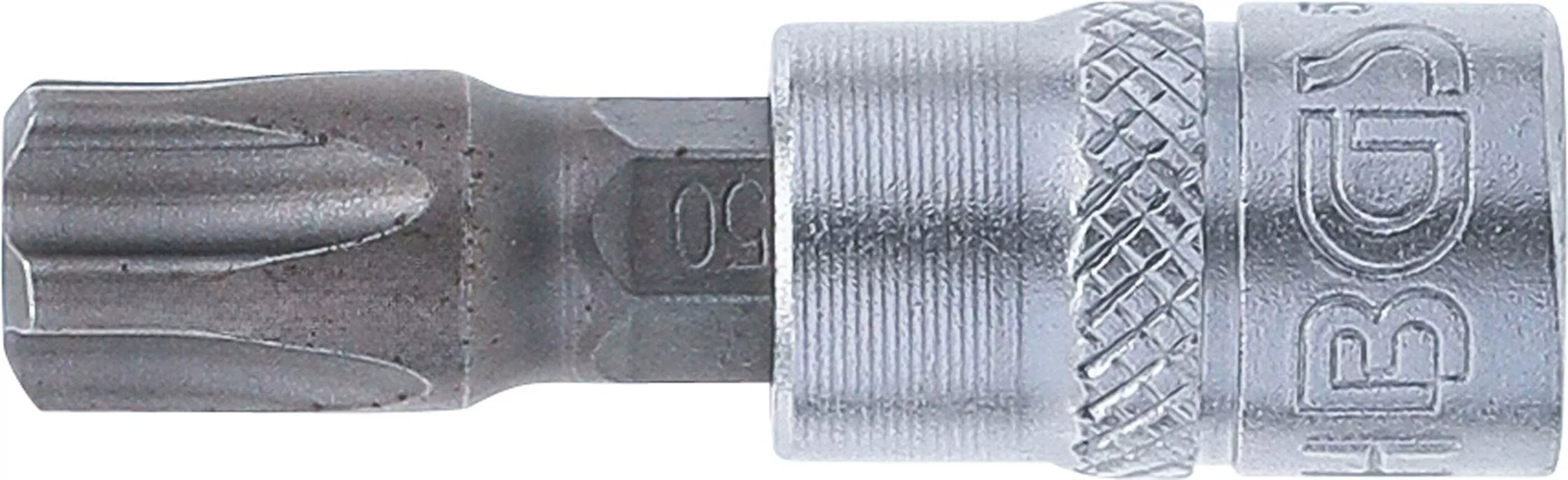 Bit-Einsatz | Antrieb Innenvierkant 6,3 mm (1/4") | TS-Profil (für Torx Plus) mit Bohrung TS50