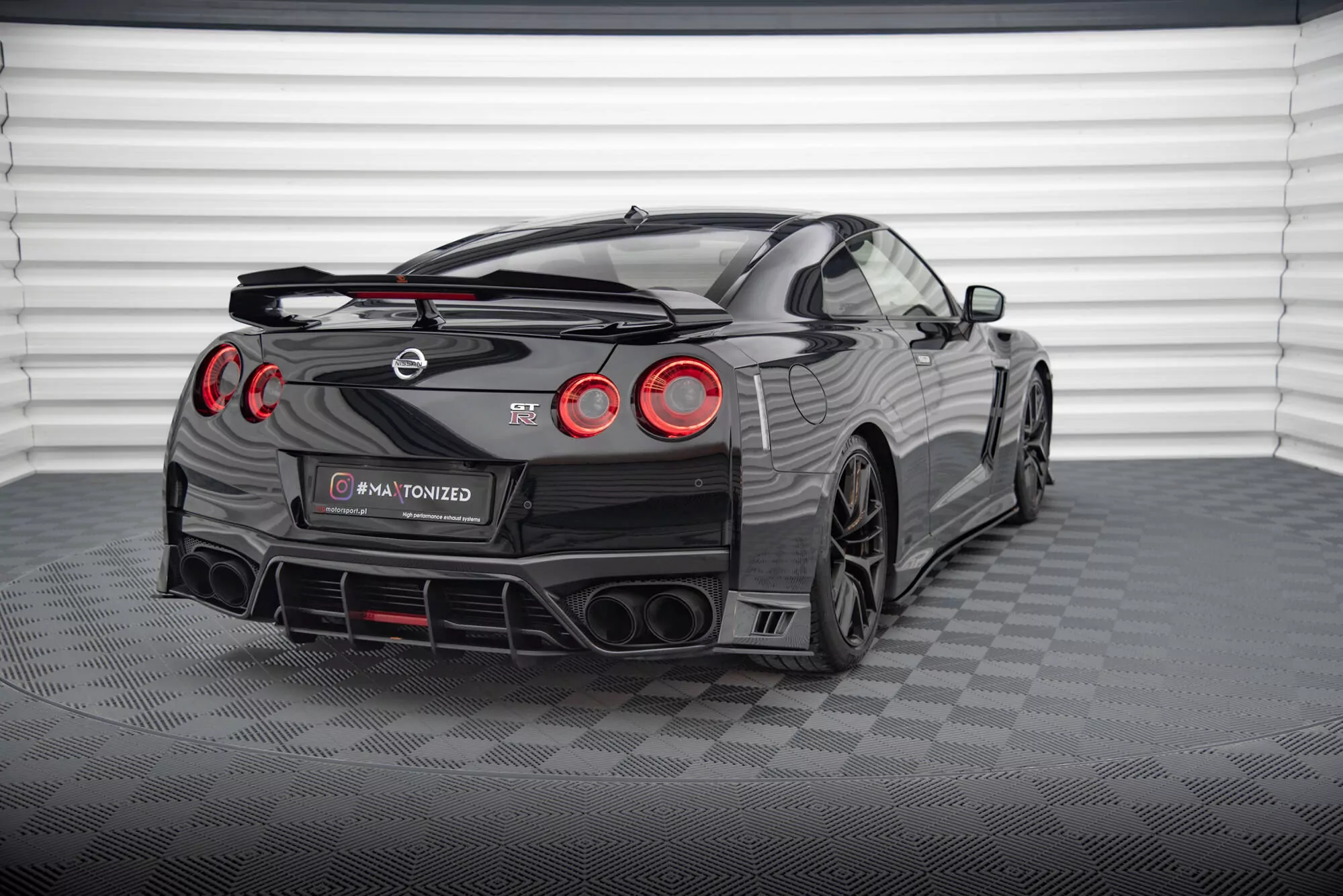 Street Pro Heck Ansatz Flaps Diffusor Für Nissan GTR R35 Facelift