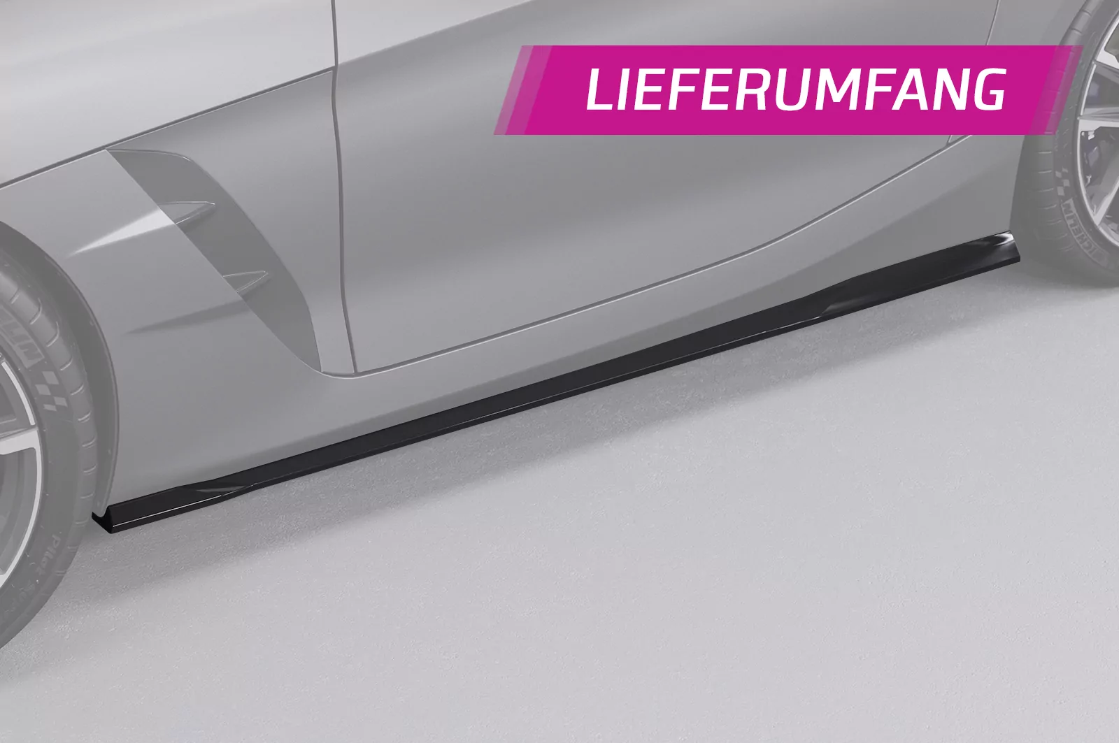 Seitenschweller für BMW Z4 (G29) M-Paket / M40i SS486 Schwarz Strukturiert