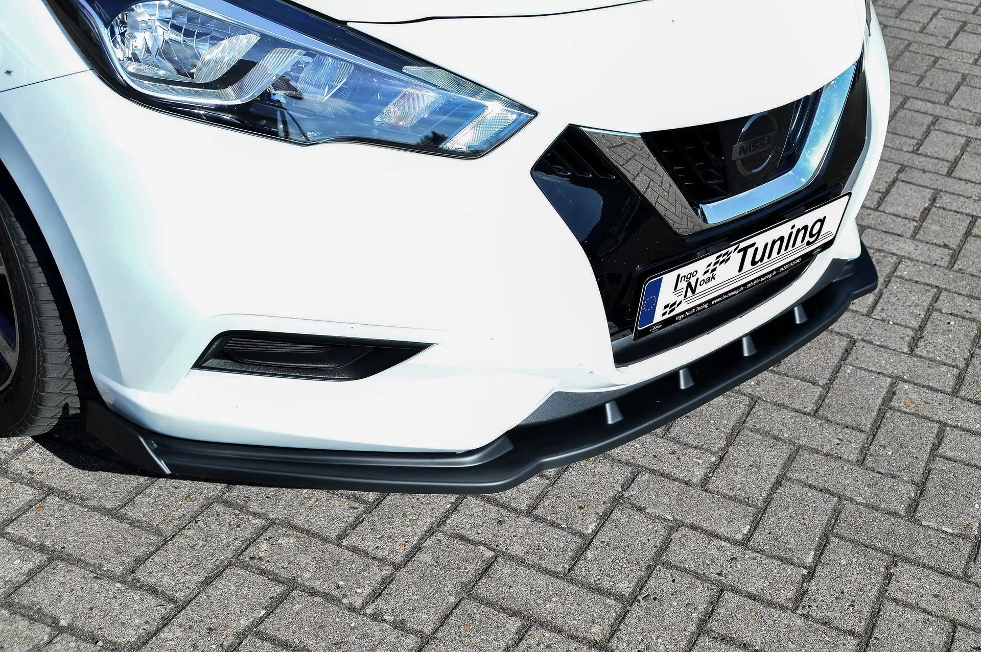 Frontspoilerlippe Cuplippe mit Wings für Nissan Micra 5 K14