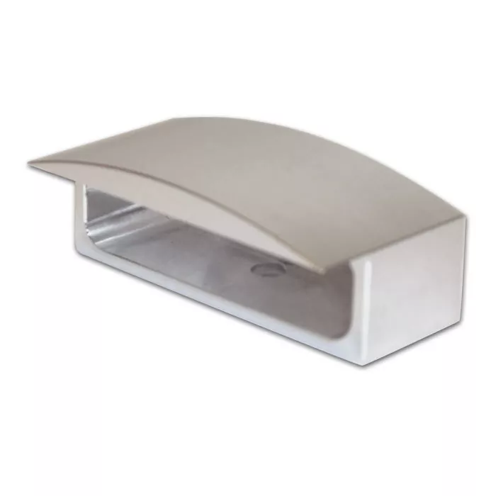 Gehäuse für LED-KZB 284344 "Trio" | Alu | silber  B 48,5 x H 13 x T 22 mm | Lochabstand: 32 mm 