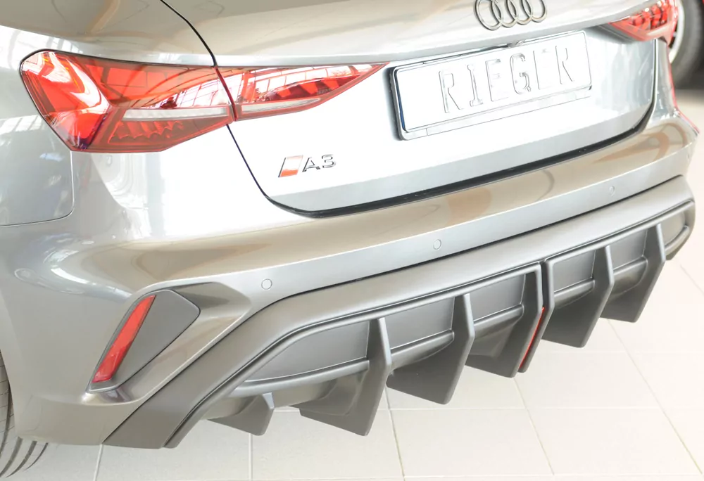 Rieger Heckeinsatz für orig. ESD für Audi A3 (GY) 5-tür. (Sportback) 06.24- (ab Facelift)