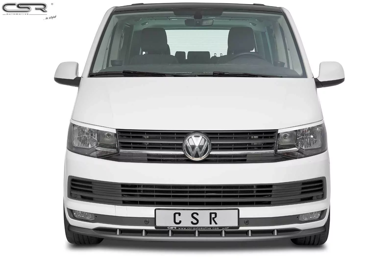 Cup-Spoilerlippe mit ABE für VW T6 CSL365-M Carbon Look (matt)