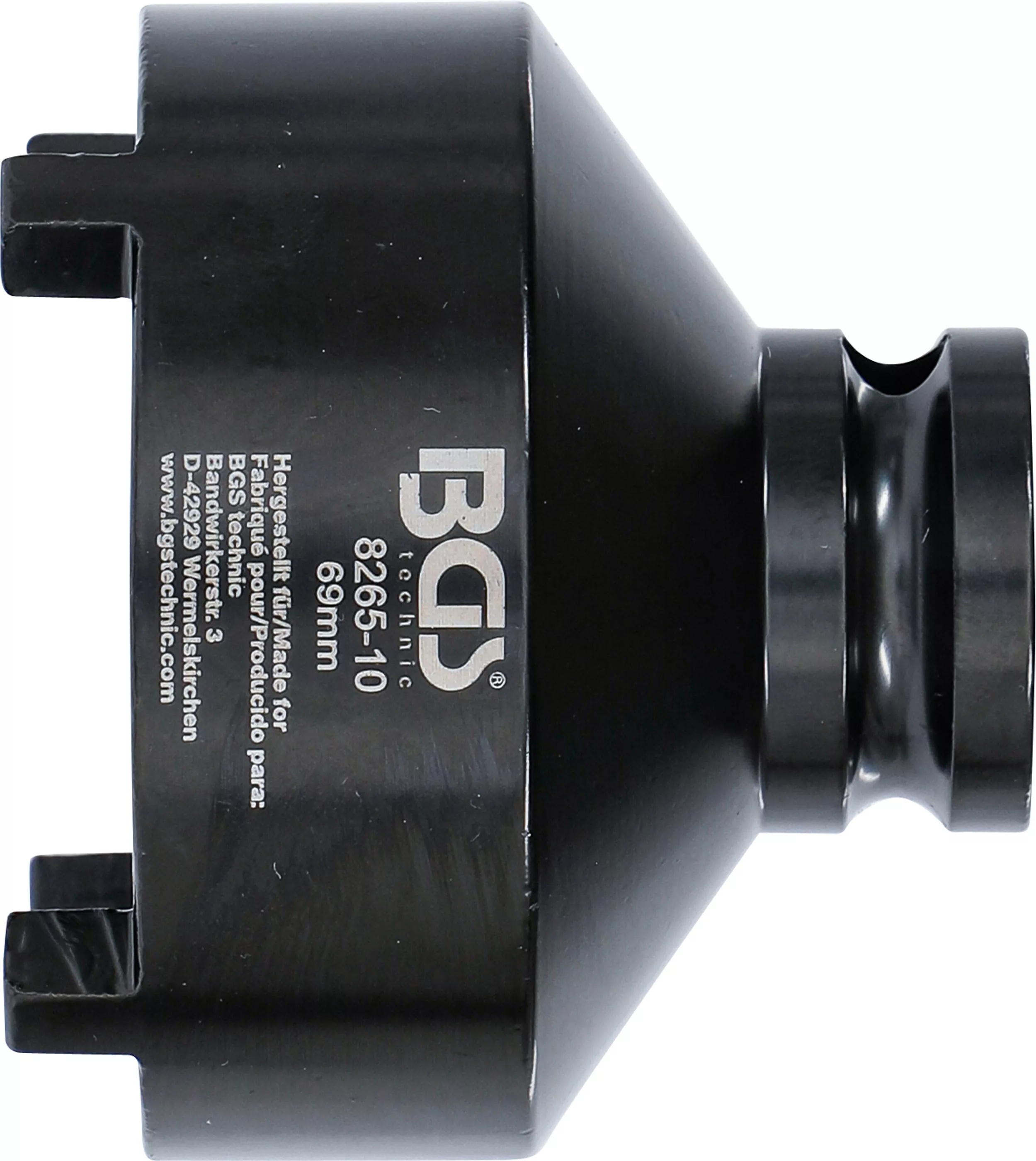 Nutmutternschlüssel | Zapfen außen liegend | 69 mm | KM8