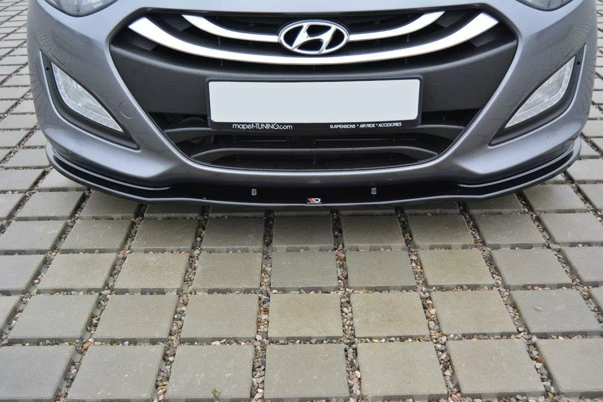 Front Ansatz Passend Für Passend Für Hyundai I30 Mk.2 Schwarz Hochglanz Schwarz Hochglanz