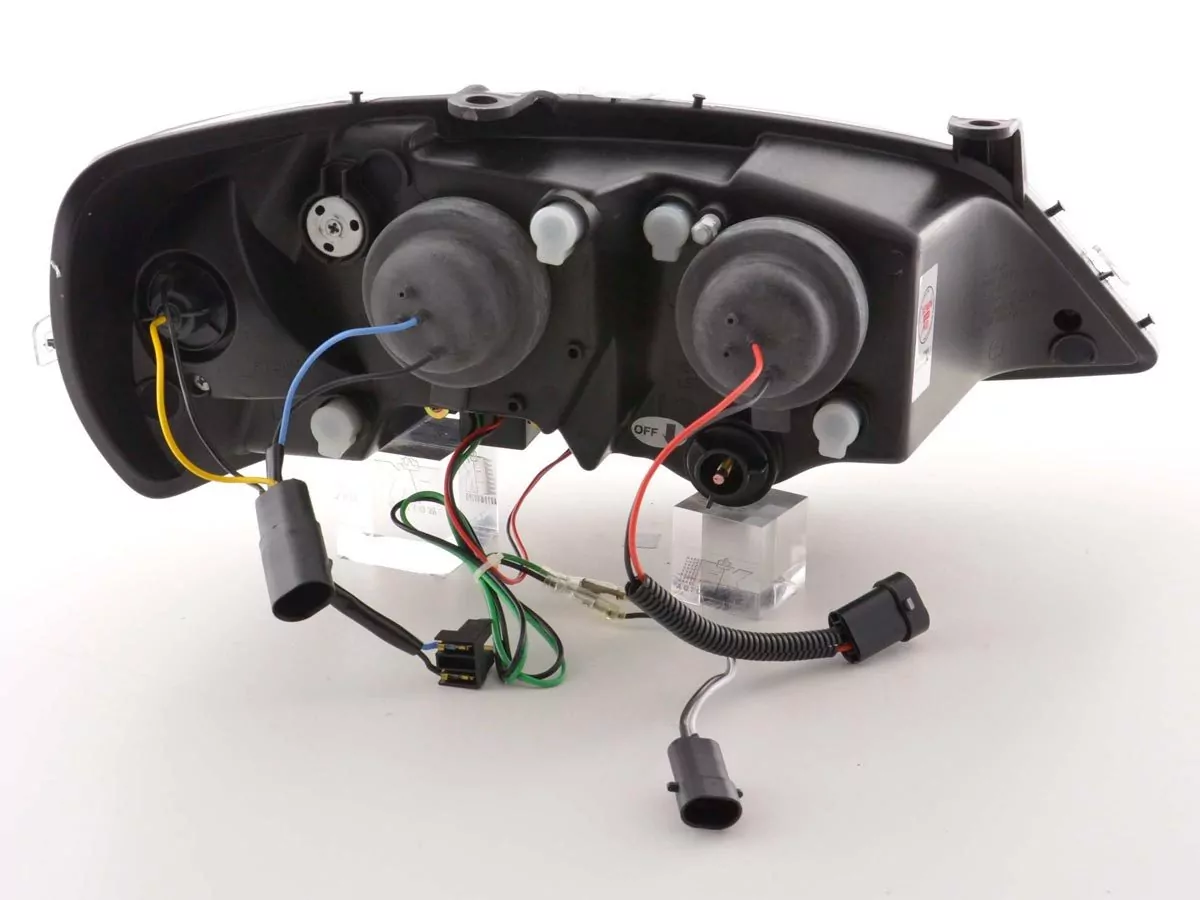 Scheinwerfer Set Daylight LED TFL-Optik Opel Astra G Bj. 98-03 chrom