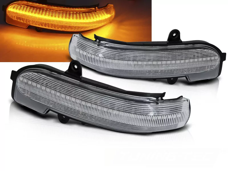 Indicator In The Mirror White Led Seq Fits  Mercedes W203 T203 Cl203 00-07