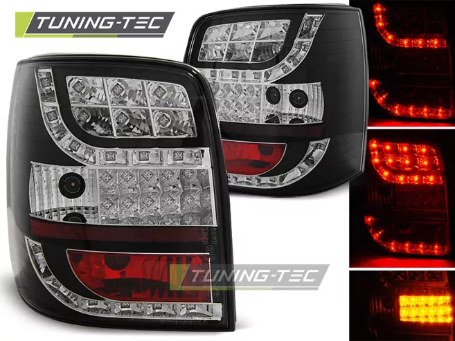 Led Tail Lights Black  Led Indicator Fits Vw Passat B5 96-00 Variant
