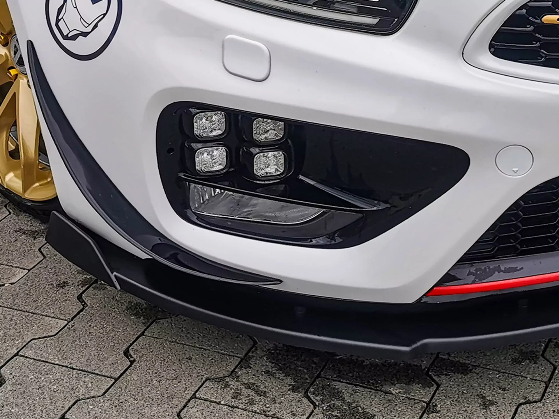 CUP Frontspoilerlippe V2 mit Wing für Kia Ceed GT Pro Ceed GT ab Bj. 2013-2018