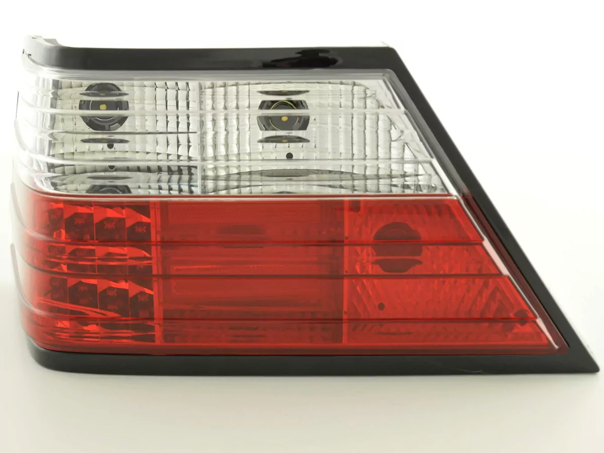 LED Rückleuchten Set Mercedes E-Klasse Limousine W124 Bj. 85-96 klar/rot