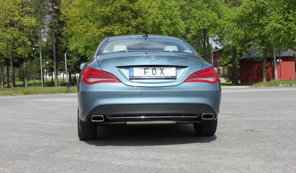 Mercedes CLA - C117/ X117 Frontantrieb  Endschalldämpfer quer Ausgang rechts/links - 145x65 Typ 59 rechts/links