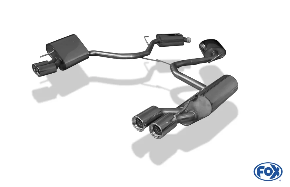 Mercedes SL Typ 230  Endschalldämpfer rechts/links - 2x80 Typ 13 rechts/links