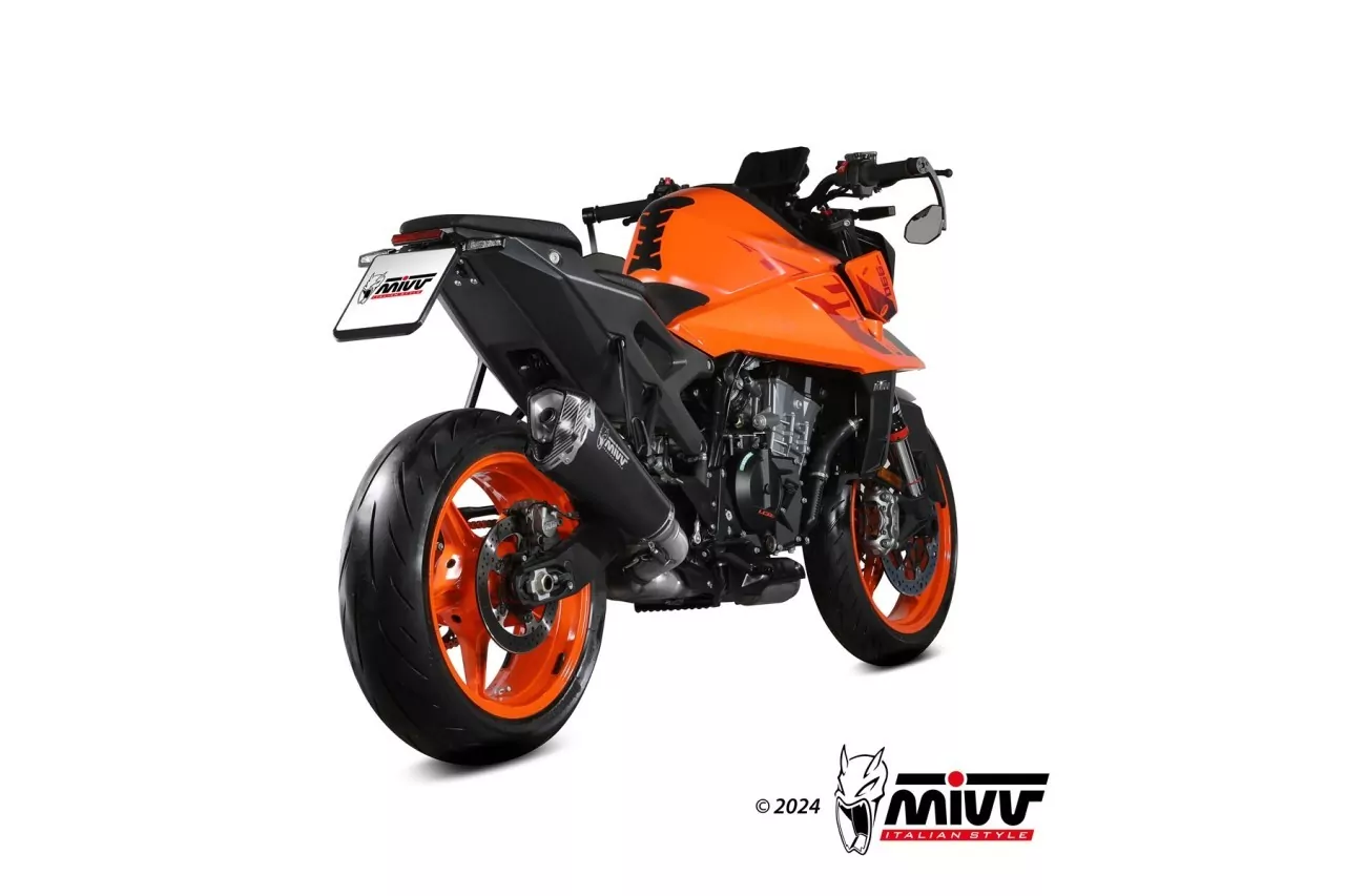 MIVV DELTA RACE Edelstahl Schwarz KTM 990 DUKE 2024
