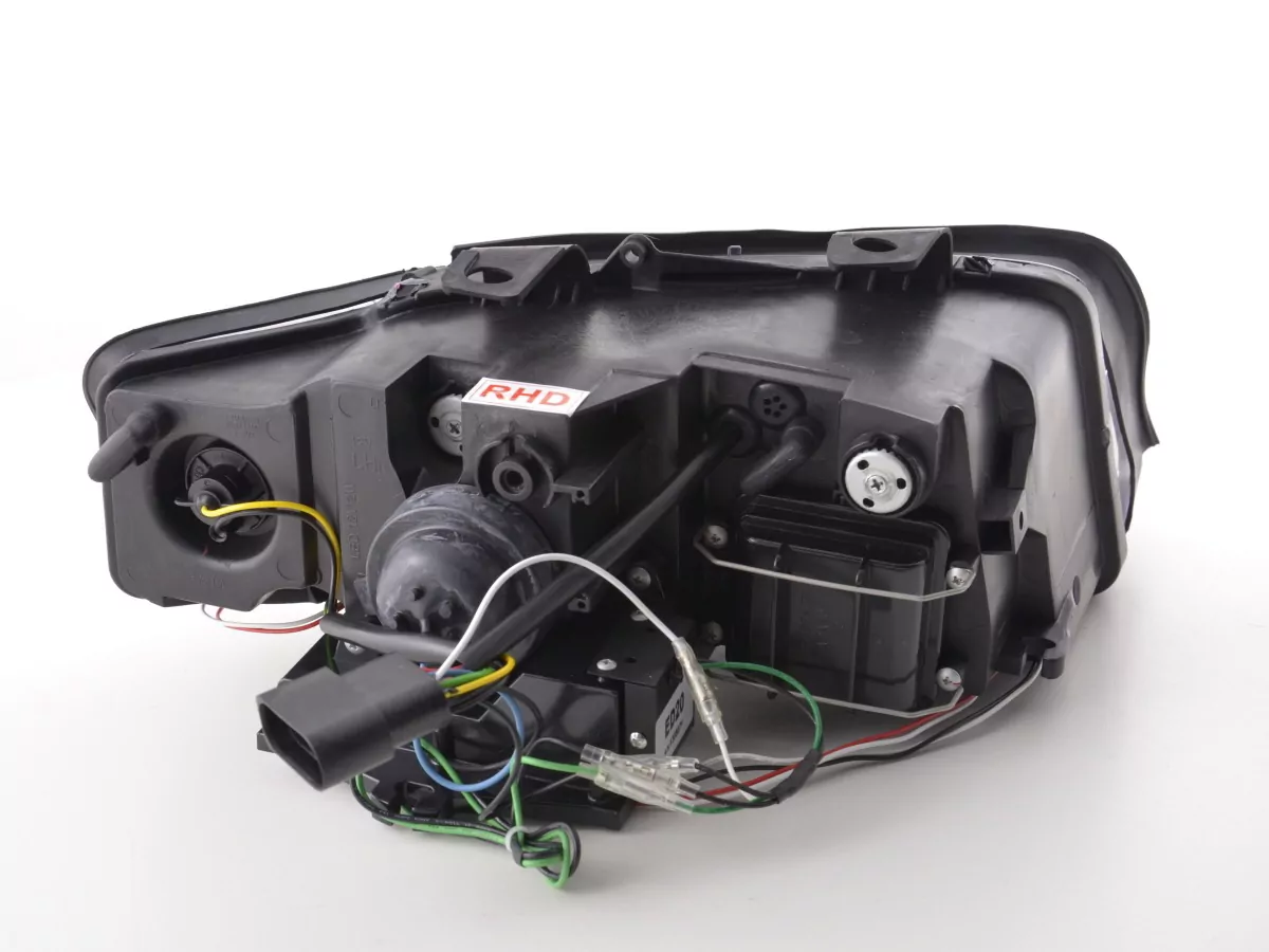 Scheinwerfer Set Daylight LED TFL-Optik Audi A4 Typ 8E Bj. 01-04 chrom für Rechtslenker