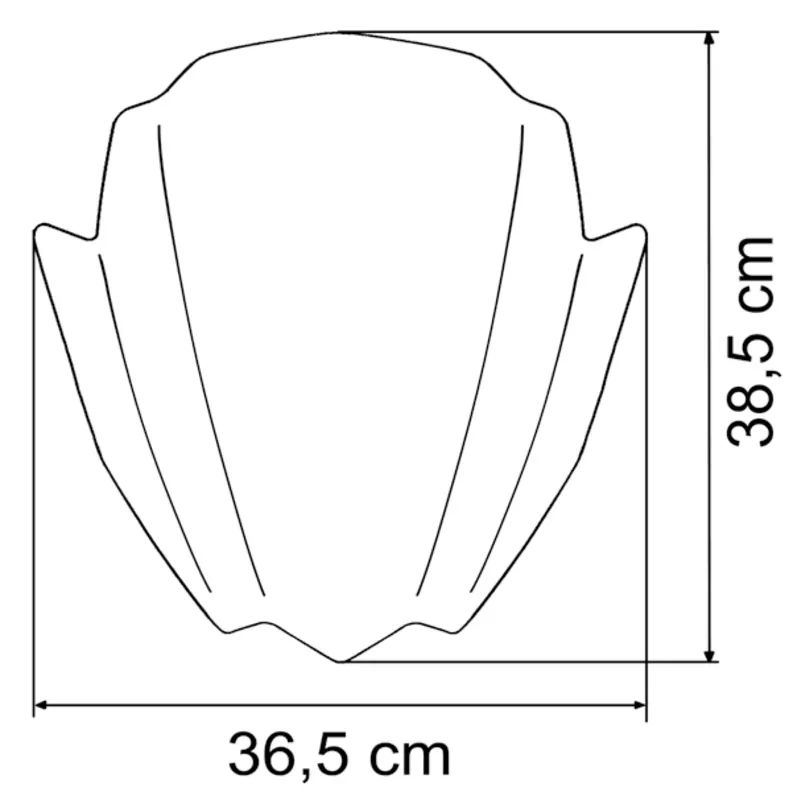 MRA Racing-Screen für Naked Bikes, ohne Haltersatz mit ABE