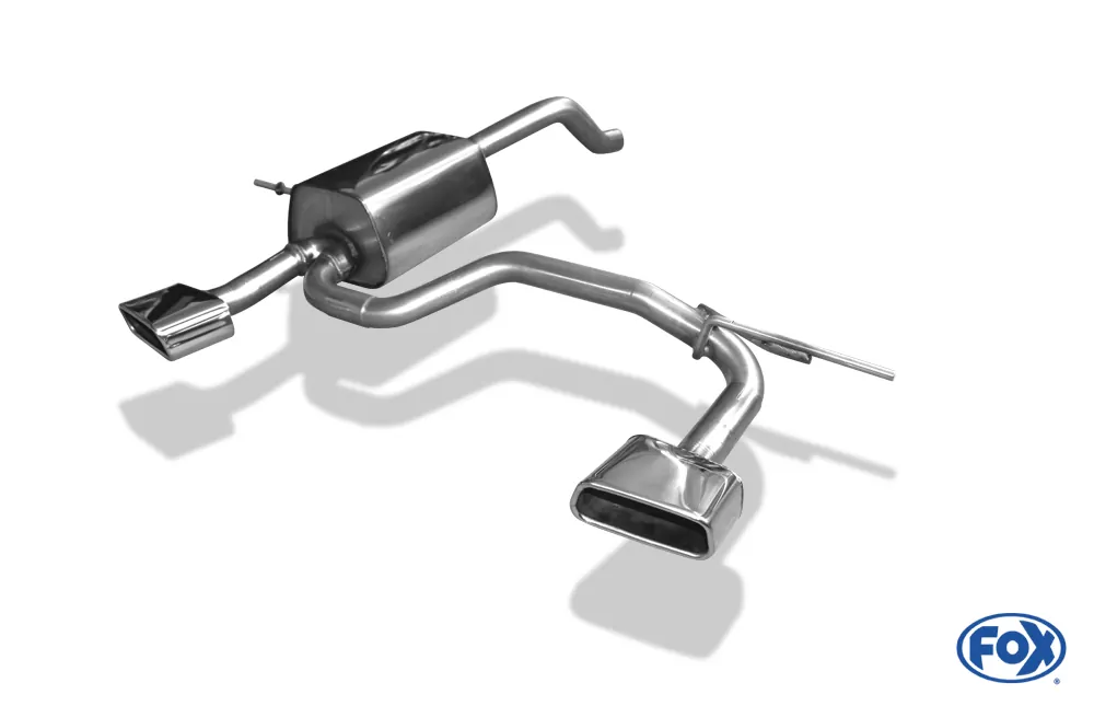 Renault Clio IV  Endschalldämpfer Ausgang rechts/links - 145x65 Typ 59 rechts/links