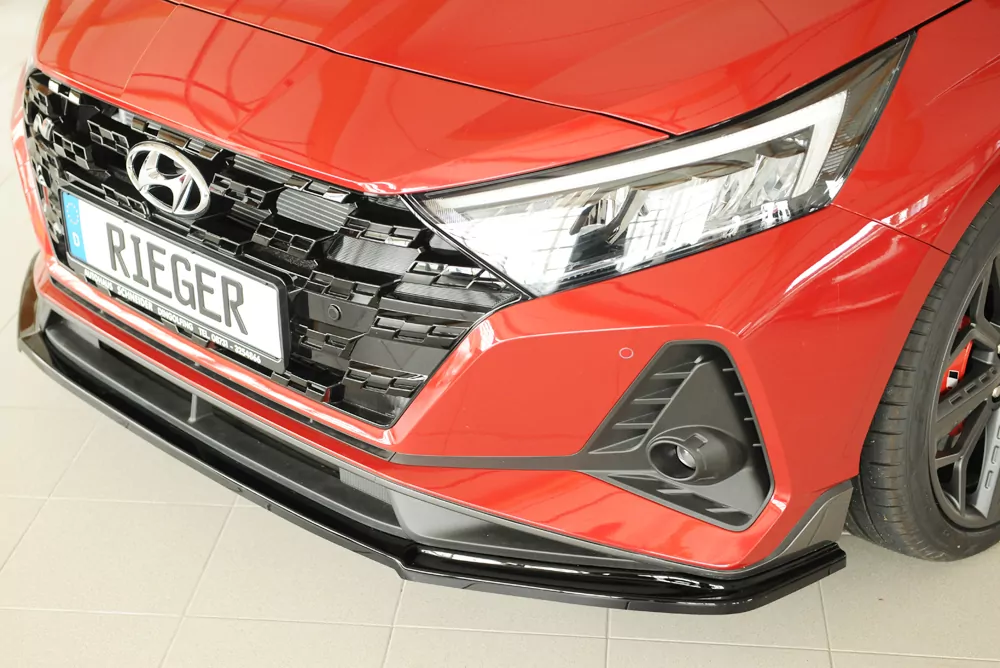 Rieger Spoilerschwert glanz schwarz für Hyundai i20 N-Performance  (BC3) 5-tür. (Schrägheck) 04.21-