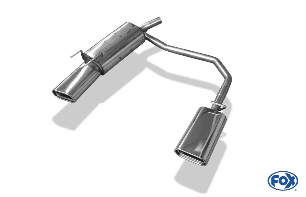 Opel Tigra A  Endschalldämpfer Ausgang rechts/links 60mm - 160x80 Typ 53 rechts/links