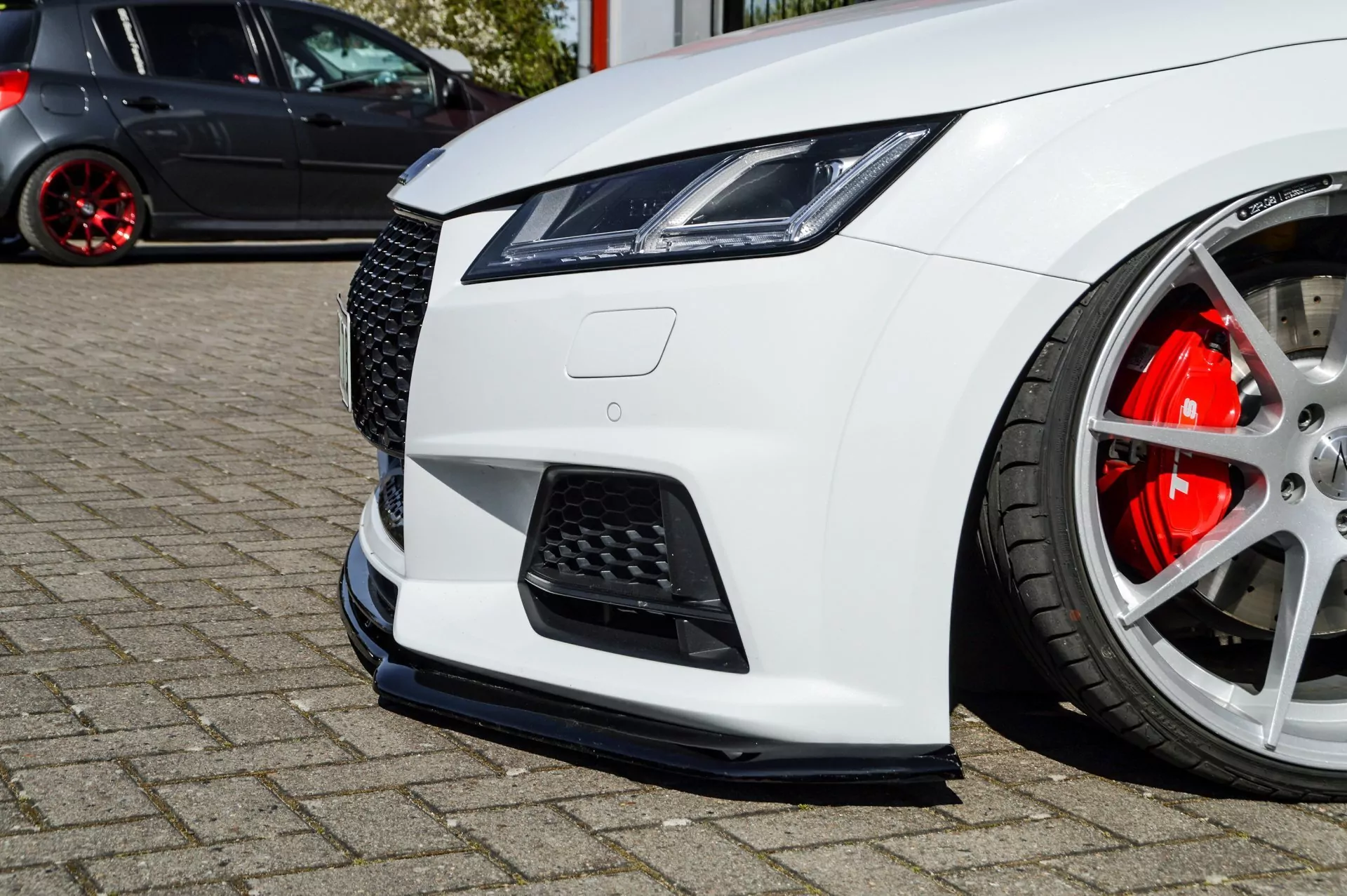Spoilerschwert Frontspoiler Cuplippe aus ABS für Audi TT+TTS 8S S-Line