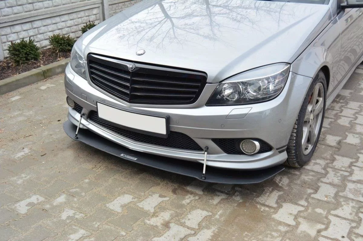 Hybrid Racing Front Ansatz Passend Für Mercedes C W204 AMG-Line (AVANT FACELIFT)