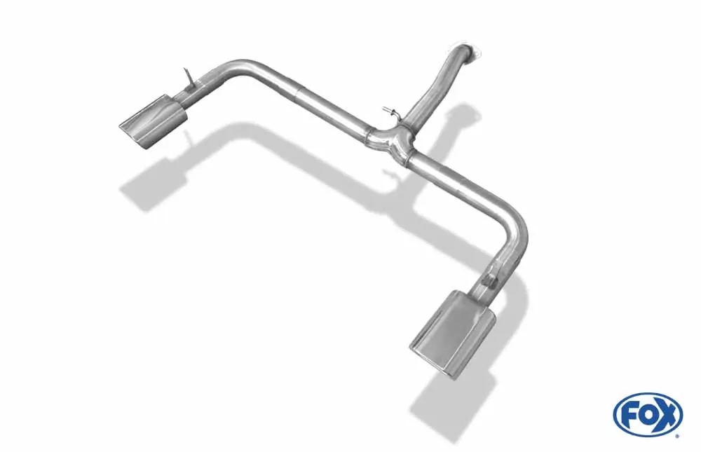 Toyota RAV 4 III  Endrohrsystem rechts/links passend auf original Mittelschalldämpfer - 135x80 Typ 53 rechts/links