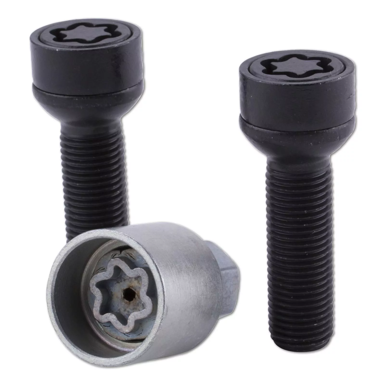 ST Diebstahlsicherung M14x1,5x42mm loser KU R13 schwarz (2 Stk) Alle Alle