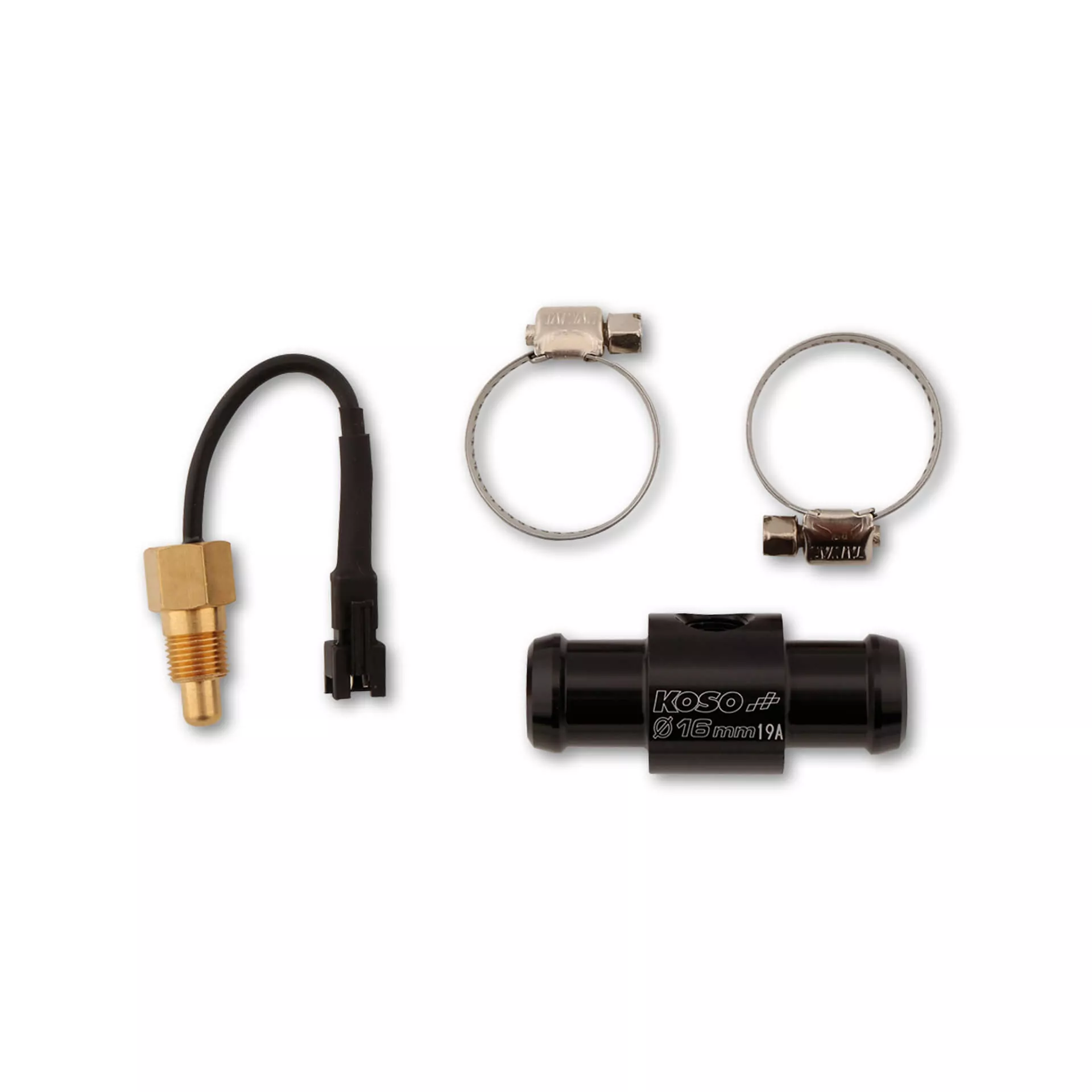 Adapter für Kühlmitteltemperaturfühler Koso für Leitung Ø16mm