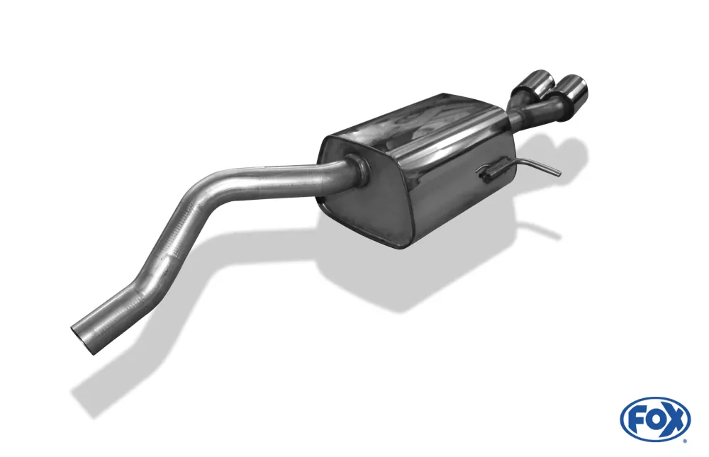 Renault Clio IV GT  Endschalldämpfer - 2x76 Typ 16