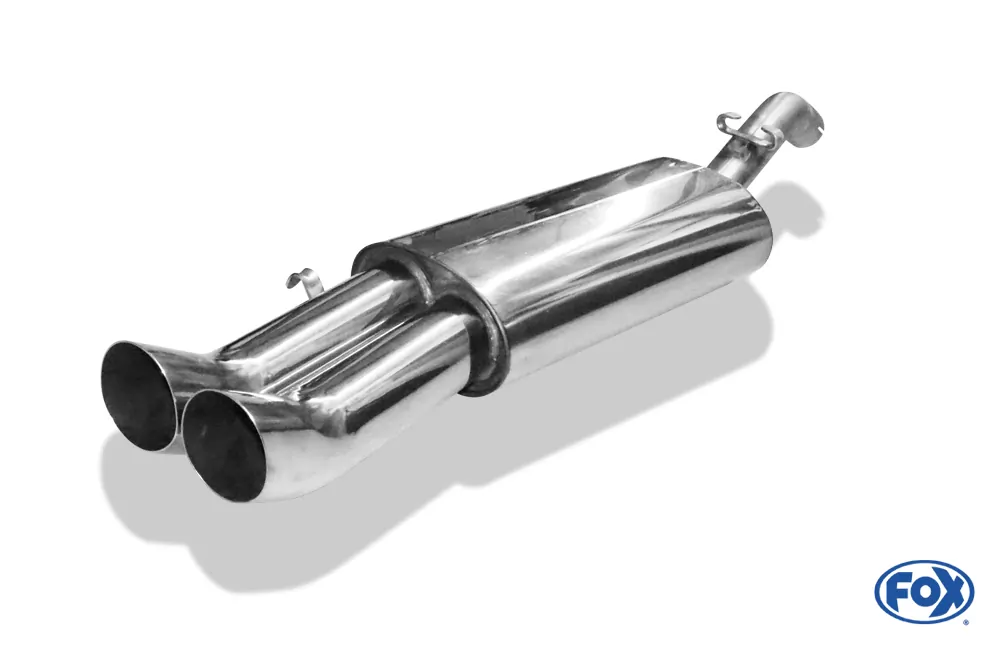 VW Golf II Typ 19E GTI  Endschalldämpfer - 2x76 Typ 18