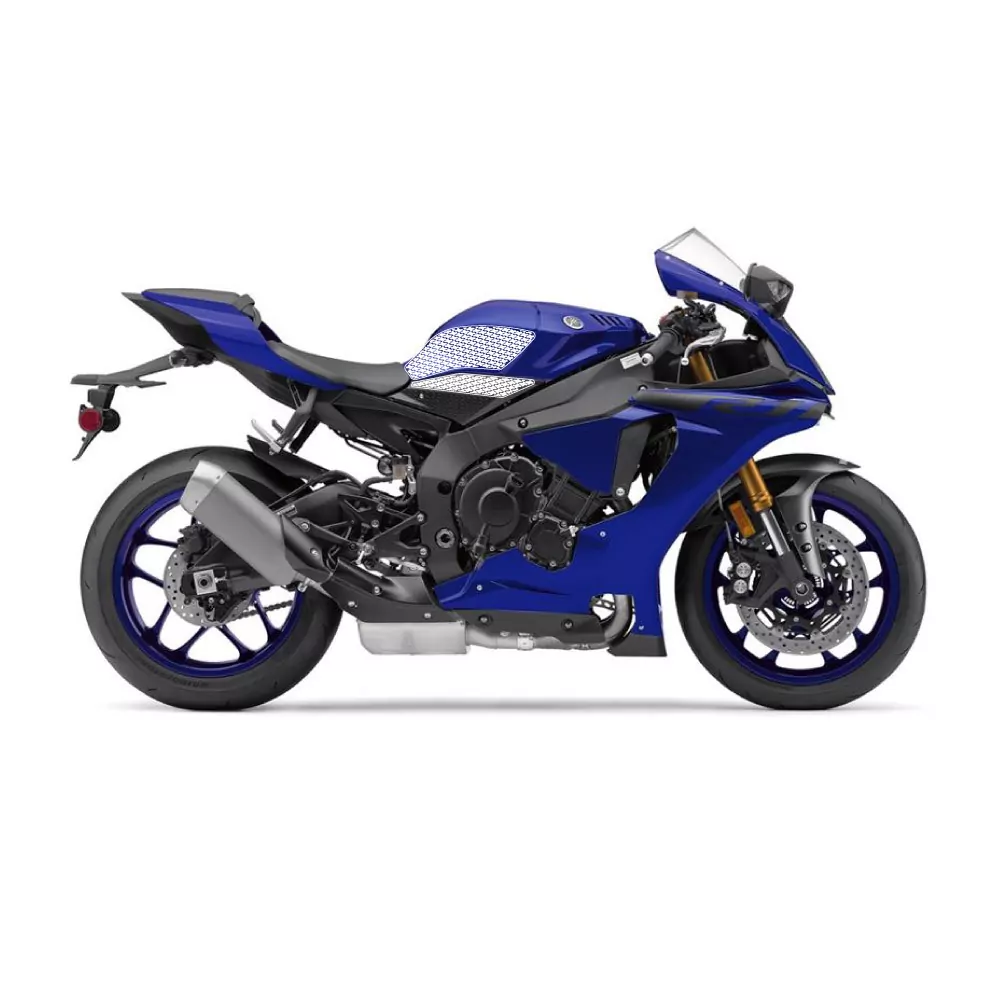 Stompgrip Traction Pad Icon für Yamaha YZF-R1 15-22 Schwarz