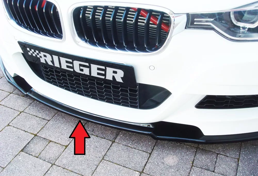 Rieger Spoilerschwert für BMW 3er F30  (3L) | Lim. 02.12-06.15 (bis Facelift) nur für M-Paket-Frontschürze