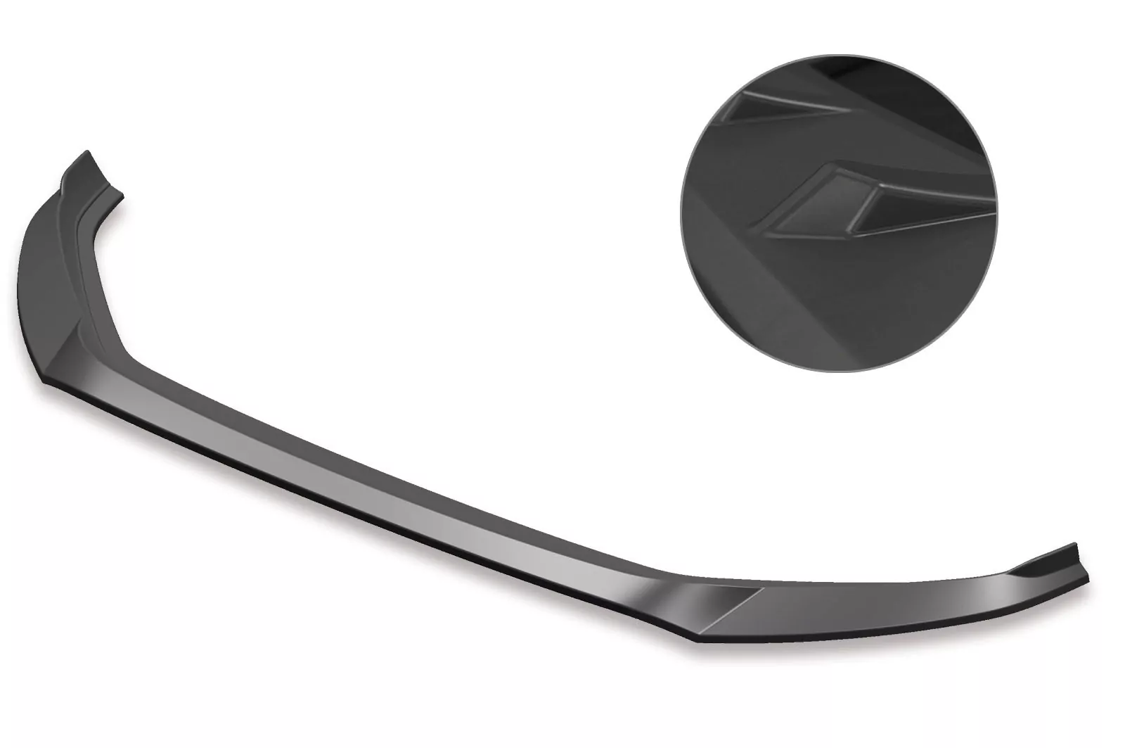 Cup-Spoilerlippe mit ABE für VW Golf 7 Lackierfreundlich (schwarz matt)