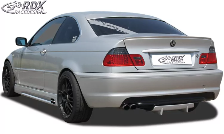 RDX Heckdiffusor U-Diff für BMW E46 (alle, auch M-Technik, M3, Touring, ...) Diffusor Heck Ansatz