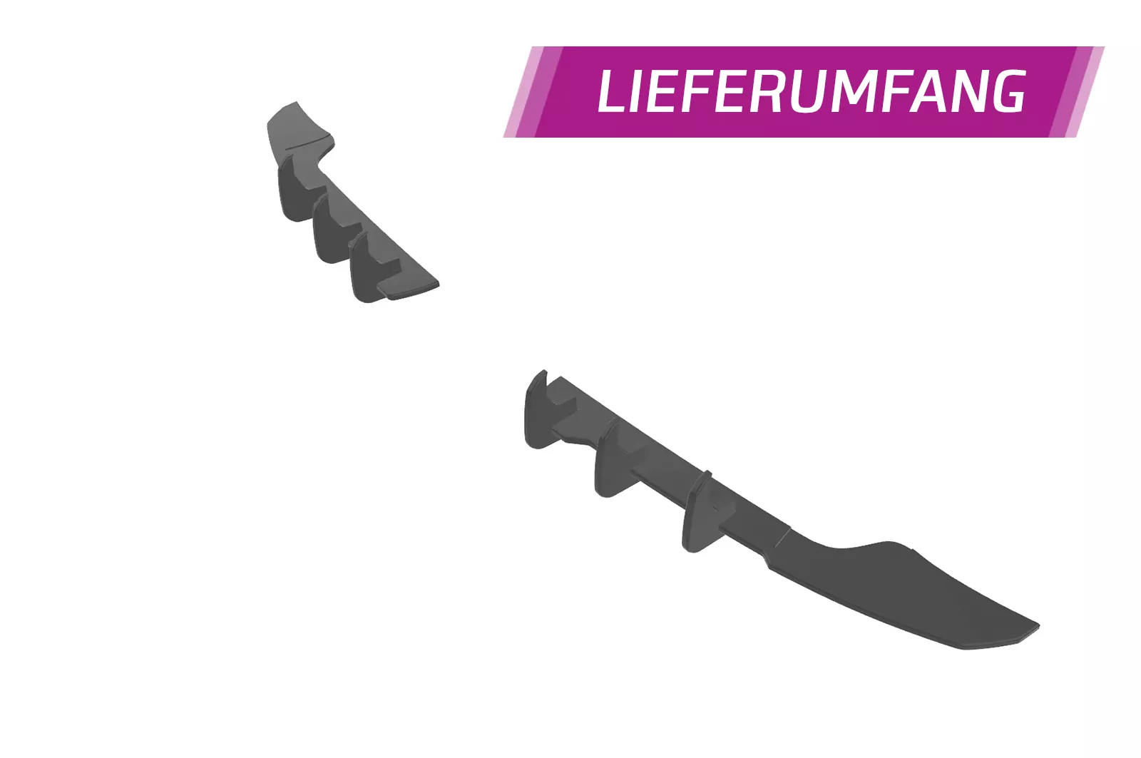 Racing Diffusor / Heckansatz für Mini R55/R56/R57 Cooper S HA362