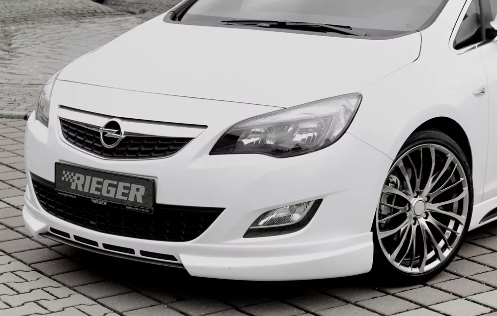Rieger Spoilerlippe für Opel Astra J - Schrägheck 11.08-09.12 (bis Facelift) carbon optik