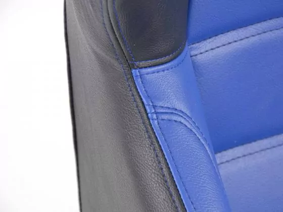 FK Sportsitze Auto Halbschalensitze Set Edition 1 Kunstleder blau/schwarz
