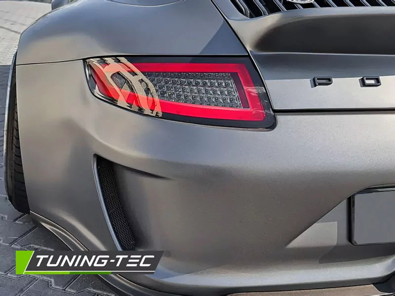 Led Bar Tail Lights Smoke Seq Fits Porsche 911 997 04-09