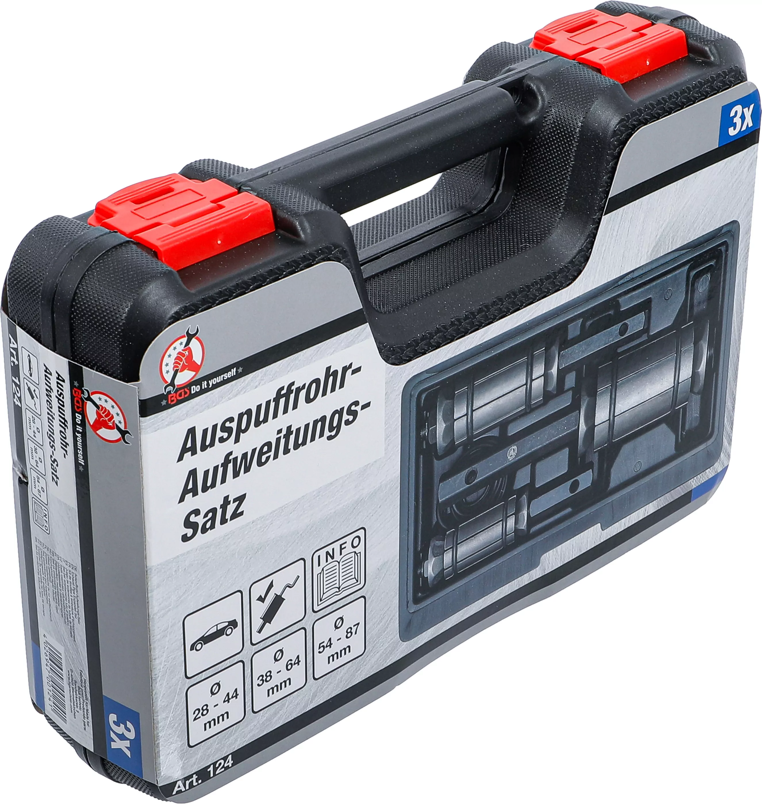 Auspuffrohr-Aufweitungs-Satz | 3-tlg.