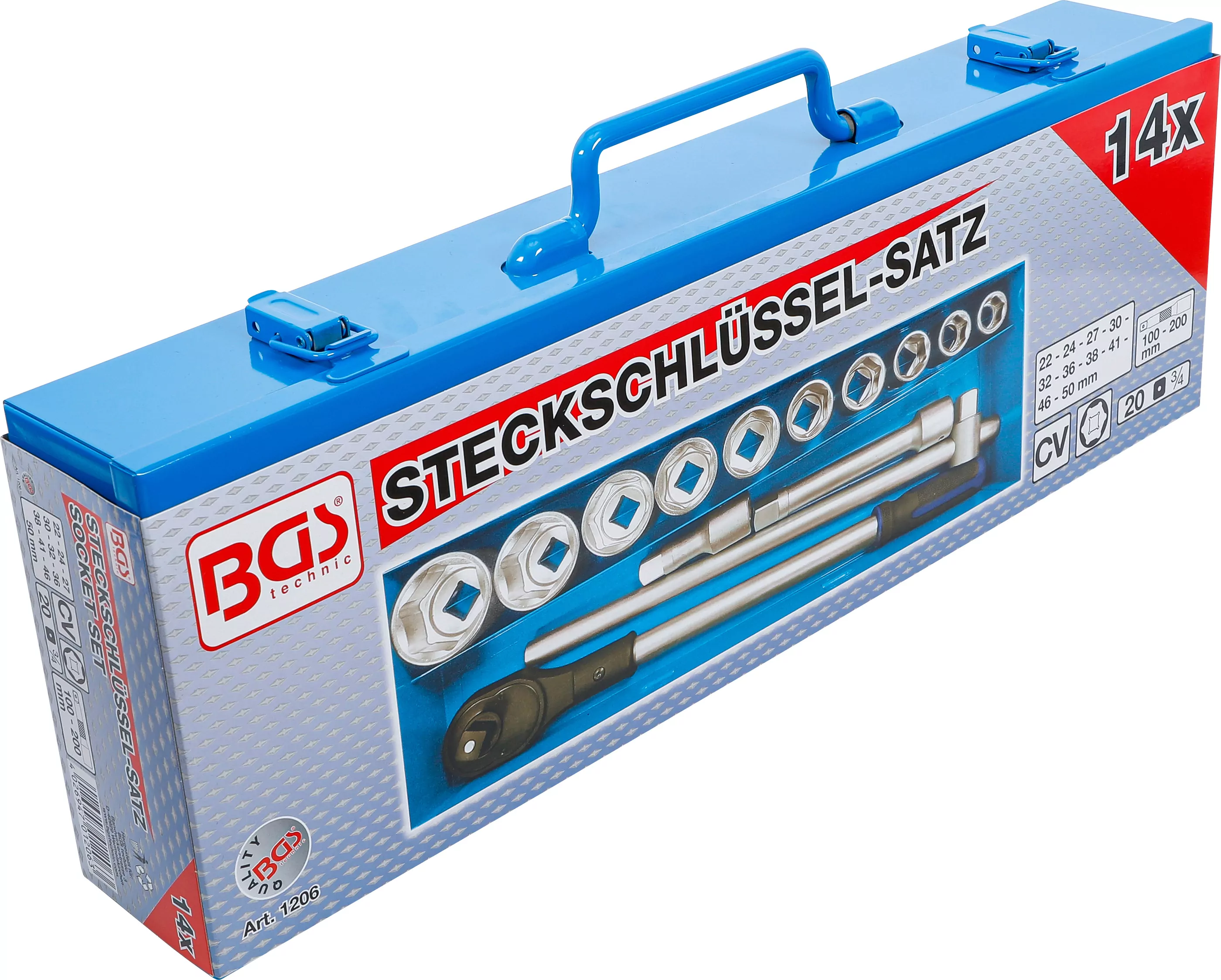 Steckschlüssel-Satz | Antrieb 20 mm (3/4") | 14-tlg.