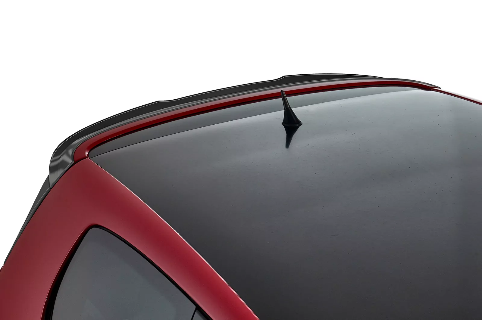 Heckflügel mit ABE für VW Golf 5 (Typ 1K) GTI / R32 HF643 Strukturiert (schwarz matt)