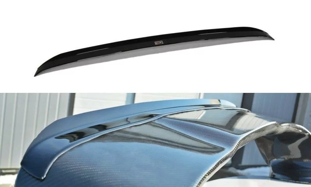 Spoiler CAP Passend Für Passend Für Mitsubishi Lancer Evo X Schwarz Hochglanz Schwarz Hochglanz