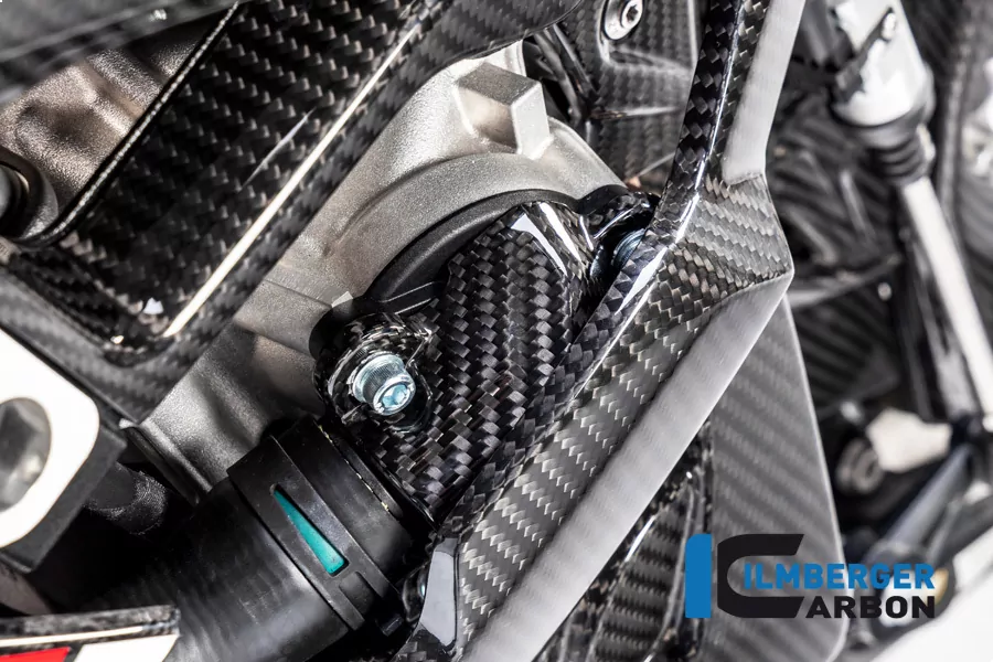 Ilmberger Carbon Wasserpumpendeckelabdeckung BMW S1000RR 2019-  M1000RR 2020- M1000R 2023-