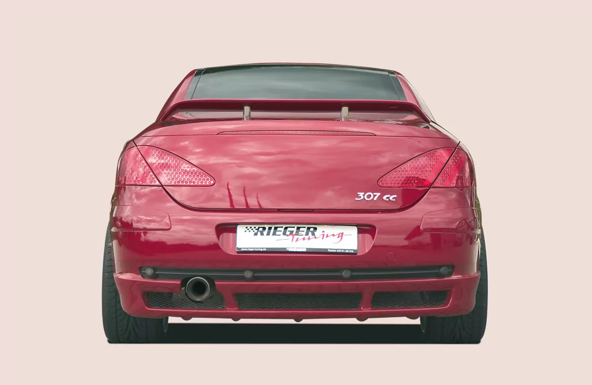 Rieger Heckansatz für Peugeot 307 | Cabrio CC 04.01-04.05 (bis Facelift) --> nur für Cabrio!