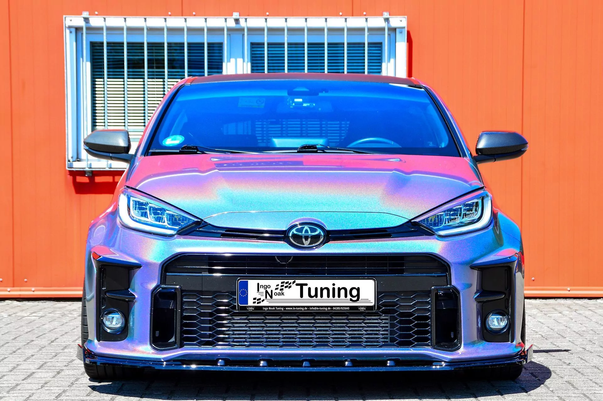 Frontspoilerlippe mit Wings für Toyota Yaris GR ab Bj. 2020-