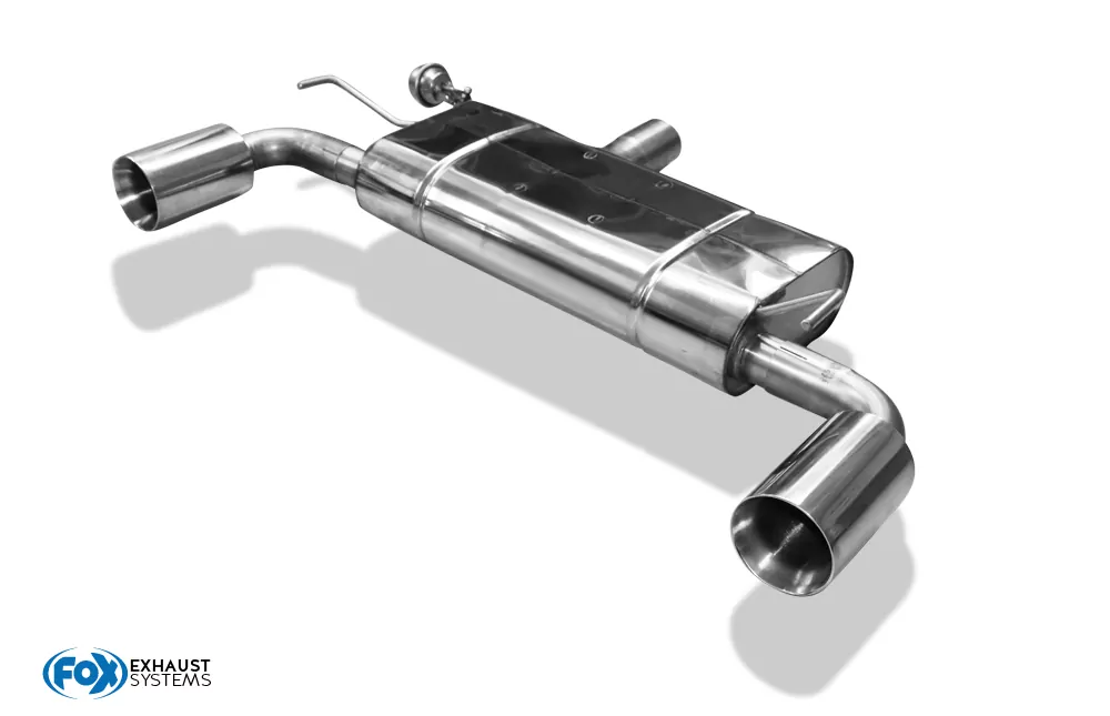 VW Golf IV R32  Endschalldämpfer Ausgang rechts/links - 1x100 Typ 24 rechts/links
