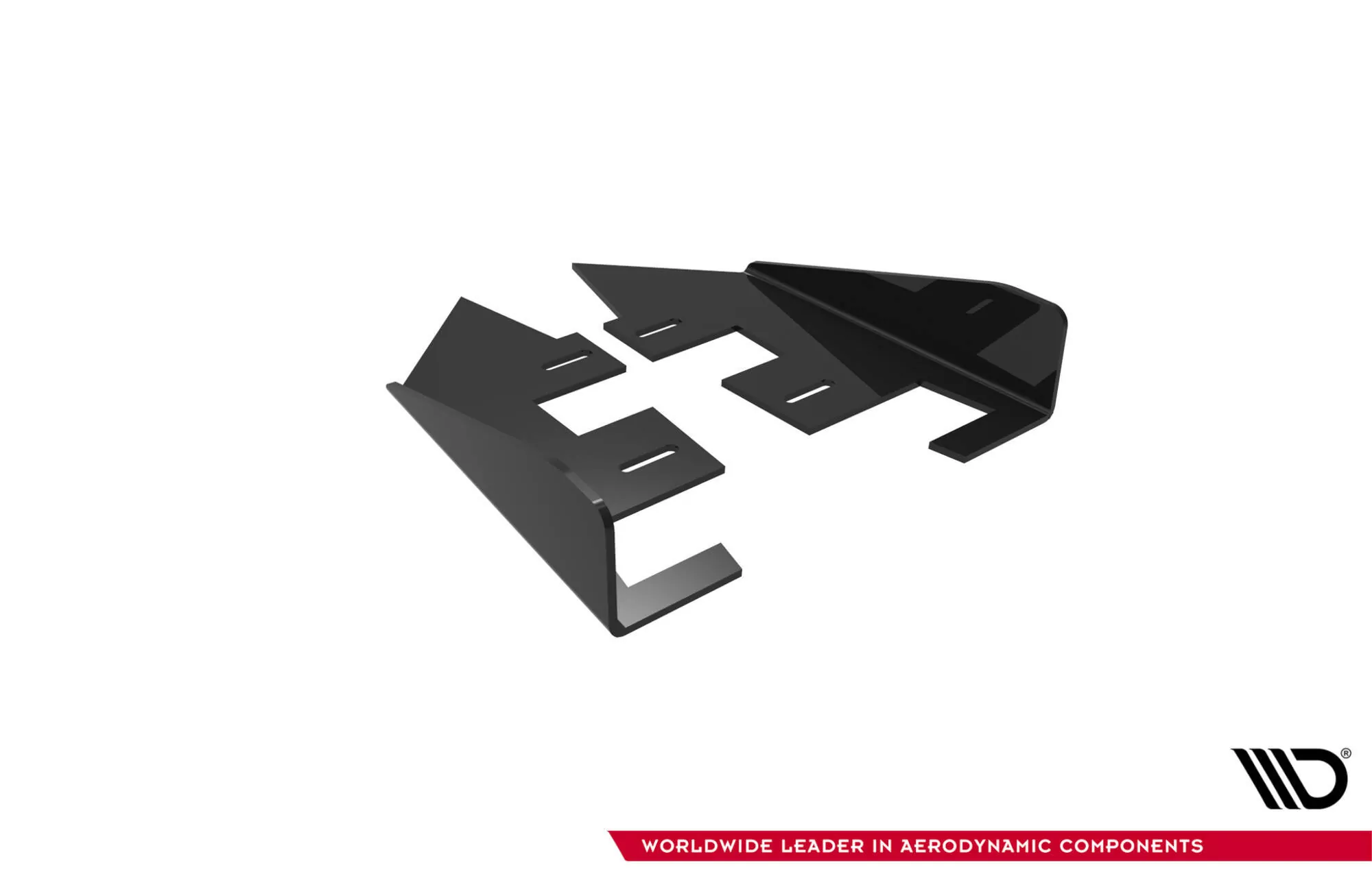 Hintere Seiten Flaps Für Audi A3 Limousine 8Y Schwarz Hochglanz