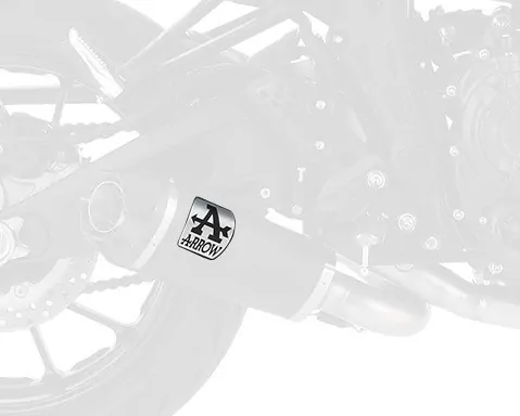 3884125-ARROW Hitzebeständiger Aufkleber Schwarz/grau