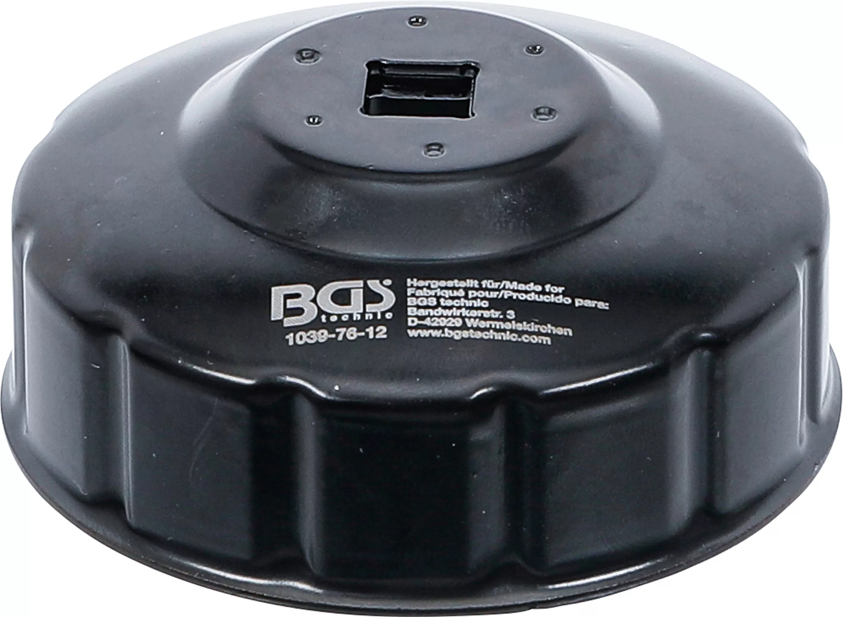 Ölfilterschlüssel | Zwölfkant | Ø 76 mm | für Fiat, Mercedes-Benz, Renault